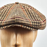 Eight Piece Cap Tweed-Crown Beige