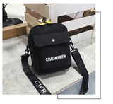 Ladies Canvas Letter Crossbody Bag