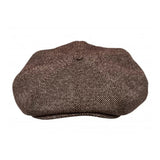 Eight Piece Cap Tweed-Brown