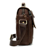 Mens Casual Waterproof Vintage Stitching Handbags With Large Capacity