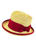 Hercule Poirot’s homburg straw hat