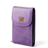 Leather handbags chain simple fashion small square bag trend mobile phone bag retro mini messenger bag