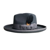 New Arrival Fur Felt Fedora-Gray