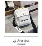 Ladies Canvas Letter Crossbody Bag