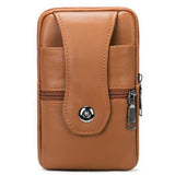 Leather Belt Bag Men's Sports Outdoor Crossbody Bag