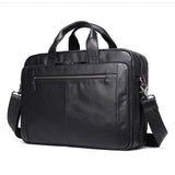Mens Vintage Durable Business Leather Bridfcase Sling Shoulder Bag