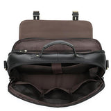 Men's Genuine Leather Handbag Large Capacity Waterproof Crossbody Bag