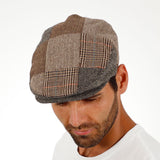 Tribeca - Walrus Hats Grey Tweed Patchwork Ivy Cap