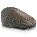 Tribeca - Walrus Hats Grey Tweed Patchwork Ivy Cap