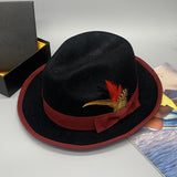 Gent by Arrery Fedora-Black/Red