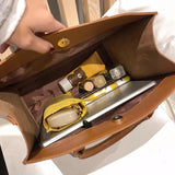 Large Capacity Tote Bag Folder Bag Shoulder Crossbody Bag