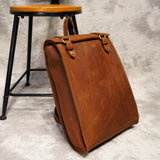 Luxury Crazy Horse Leather Backpack&Computer bag