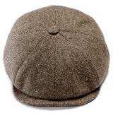 MALCO HERRINGBONE MODA NEWSBOY CAP