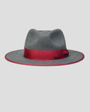 Ferguson Fedora - Slate + Burgundy