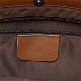 Leather Business Retro Large-Capacity Briefcase 14 Inch Computer Handbag