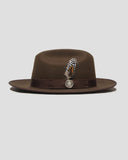 Merlin Ranch Fedora - Chocolate