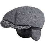 "Denzel" Earmuffs Newsboy Cap