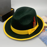 Gent by Arrery Fedora-Green/Yellow