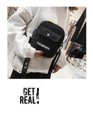 Ladies Canvas Letter Crossbody Bag