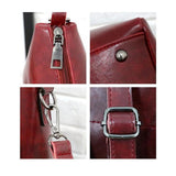Ladies retro four-piece large-capacity PU picture-mother bag, solid color handbag, one-shoulder diagonal bag