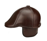 “Detective” True first layer cowhide duck tongue fashion forward cap M-3XL