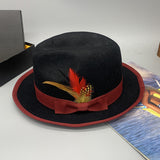 Gent by Arrery Fedora-Black/Red