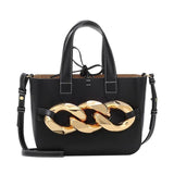 French minority Design Handbag thick chain Single Shoulder Bag Messenger Bag female