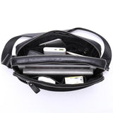 Lightweight Large Capacity Vintage Soft Leather Business Casual Durable Briefcase Handbag