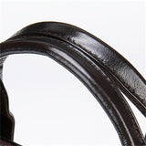 Men's Large-Capacity Handbag Business Leather Briefcase Crossbody Bag