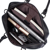 Men's Leather Crossbody Bag Large Capacity 14 Inch Computer Bag Business Handbag