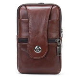 Leather Belt Bag Men's Sports Outdoor Crossbody Bag