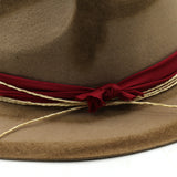 Vintage Fedora hat-Camel Code