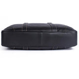 Men's Leather Crossbody Bag Large Capacity 14 Inch Computer Bag Business Handbag