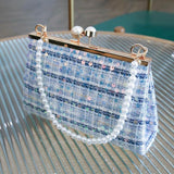 Woolen handbag versatile banquet dress bag dinner bag