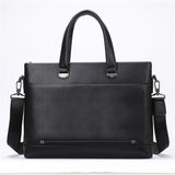 Men's Classic Casual Leather Soft Handbag Business Crossbody Bag