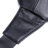 Genuine Leather Men's Casual Shoulder Bag Large Capacity Chest Bag