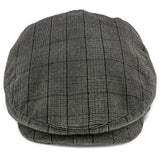 Director - Walrus Hats Grey Plaid Polyester Ivy Cap