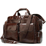 Men's Business Large-Capacity Business Trip Briefcase Durable Handbag Crossbody Bag