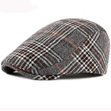 "Scholes" Tartan Cotton Flat Cap