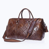 Large Capacity Travel Casual Leather Handbags Print Duffel Bags