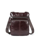 Mens Vintage Large Capacity Messenager Bags Casual Leather Shoulder Bags