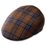 BROWN COUNTRY WOOL FIDO FLAT CAP