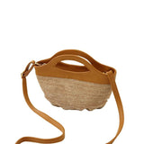 Ladies shell-shaped straw woven bag beach vacation handbag