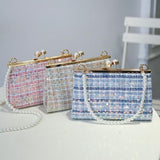 Woolen handbag versatile banquet dress bag dinner bag