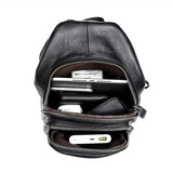 Fashion Large Capacity Plain Soft Leather Crossbody Bags