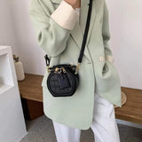 Mini Round Shaped Crossbody Bag For Woman