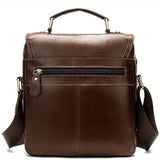 Mens Casual Waterproof Vintage Stitching Handbags With Large Capacity