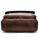 Mens Casual Waterproof Vintage Stitching Handbags With Large Capacity