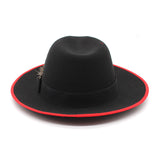 Craig Woolen Gentleman Hat-Red