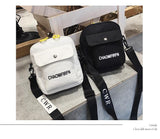 Ladies Canvas Letter Crossbody Bag